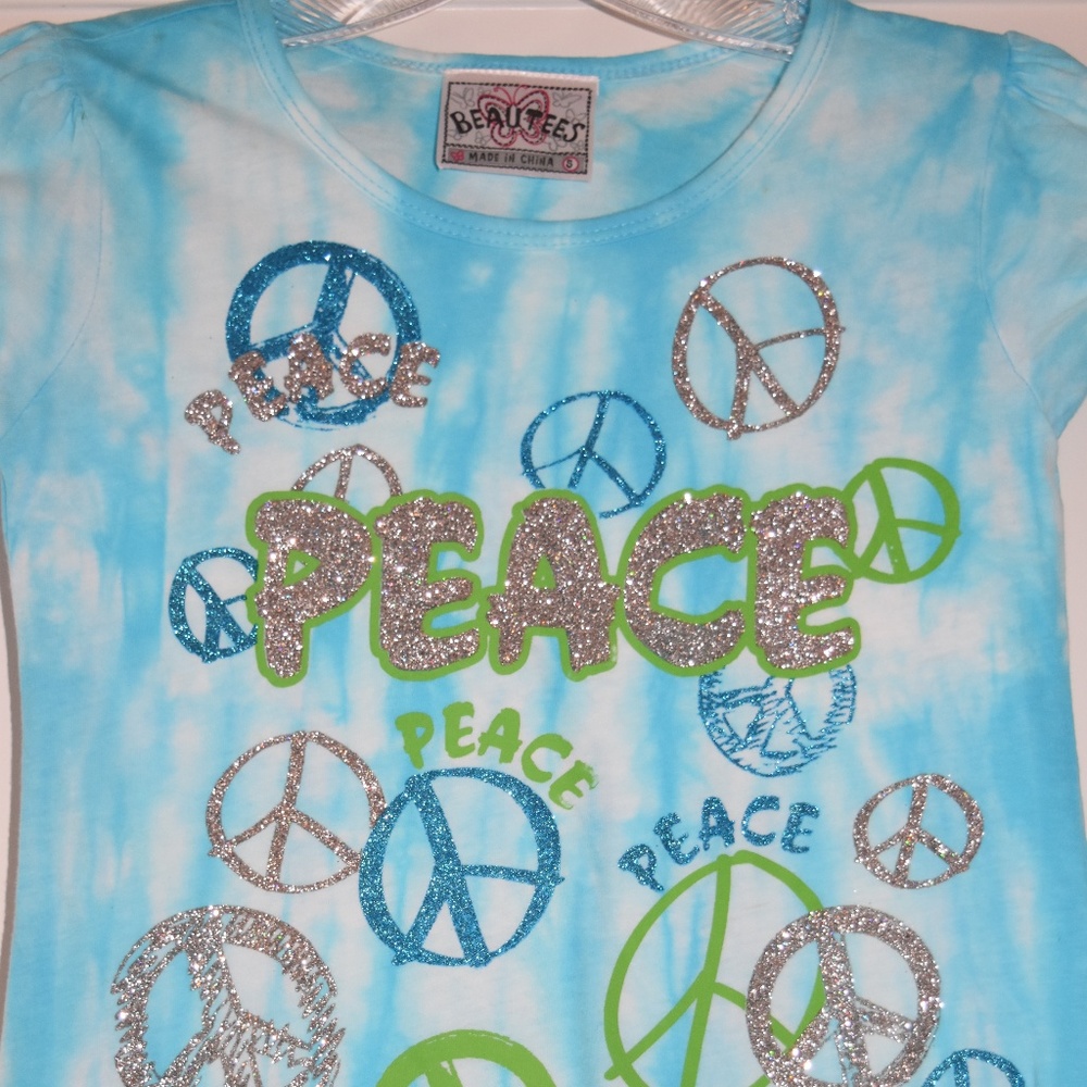 Kids Peace Sign Tie Dye Shirt